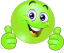 green thumbs up Slack emoji