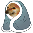 cheems cozy Slack emoji