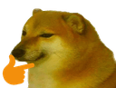 cheems thonk Slack emoji