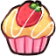 strawberry muffin Slack emoji