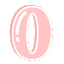 pink zero shiny Slack emoji