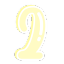 number two gold shine Slack emoji
