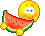 eat watermelon Slack emoji