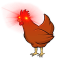 evil chicken Slack emoji