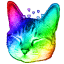 rainbow cat Slack emoji