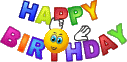 happy birthday Slack emoji