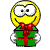 smiley present Slack emoji