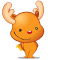 reindeer gift Slack emoji