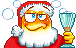 drunk santa Slack emoji