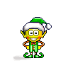 elf with gifts Slack emoji