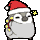 santa penguin Slack emoji