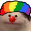 popcat clown Slack emoji
