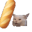 baguette bonk cat Slack emoji