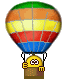 hot air balloon Slack emoji