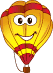 hot air balloon Slack emoji