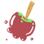 caramel apple Slack emoji