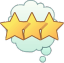 3 stars Slack emoji
