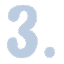 number three blue Slack emoji