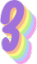 3 rainbow Slack emoji