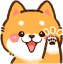 shiba hi Slack emoji