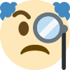 clown monocle Slack emoji