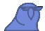 blue parrot Slack emoji