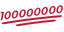red 1000000 numbers fire Slack emoji