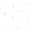 number 17 bold white Slack emoji