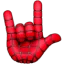 spiderman rock on Slack emoji