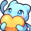 mew love Slack emoji