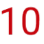 red number 10 block Slack emoji