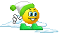 snowball fight Slack emoji