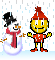 snowman snowing Slack emoji