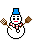 snowman bounce Slack emoji