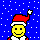 santa hat Slack emoji