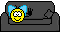 couch wave Slack emoji