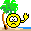 island wave sad Slack emoji