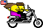 motorcycle ride Slack emoji