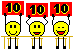 10 10 10 score Slack emoji