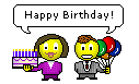 happy birthday Slack emoji