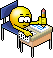 desk student Slack emoji