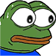wide eye pepe Slack emoji