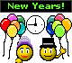 new years party cheer Slack emoji