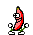 bananadance coral Slack emoji