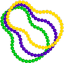 mardi gras beads Slack emoji