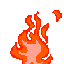 tangerine fire Slack emoji
