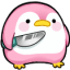 penguin knife Slack emoji