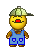 overalls tongue out Slack emoji