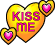 kiss me Slack emoji