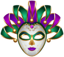 mardi gras mask Slack emoji